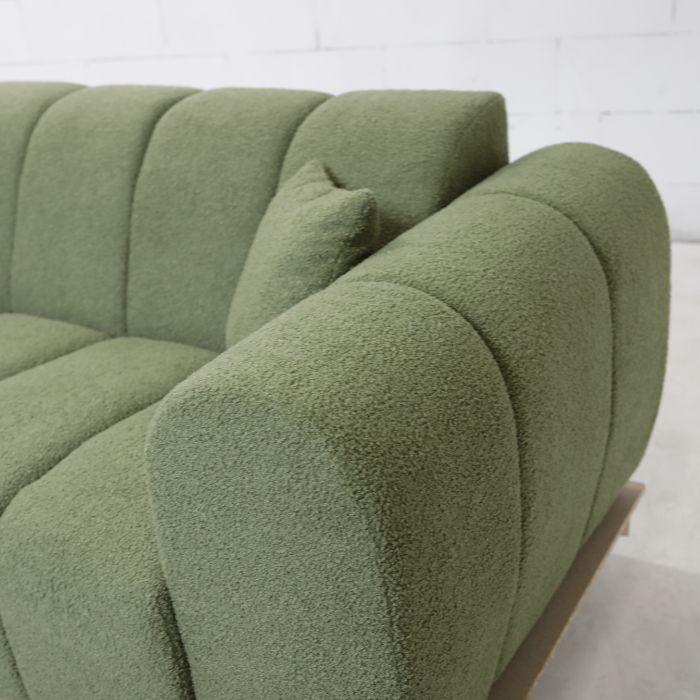 Canapé d'angle Stratus Bouclette Chenille Doux