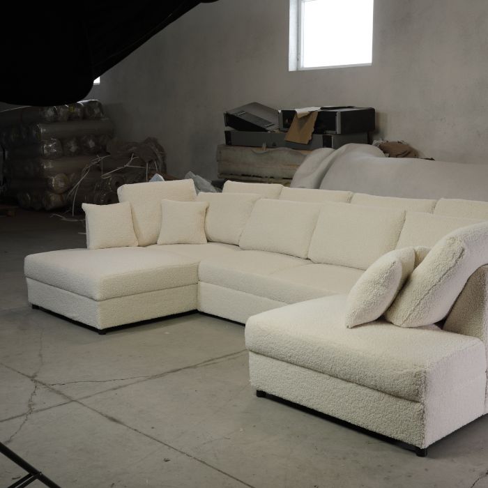 Canapé Moderna U Convertible Grand Couchage