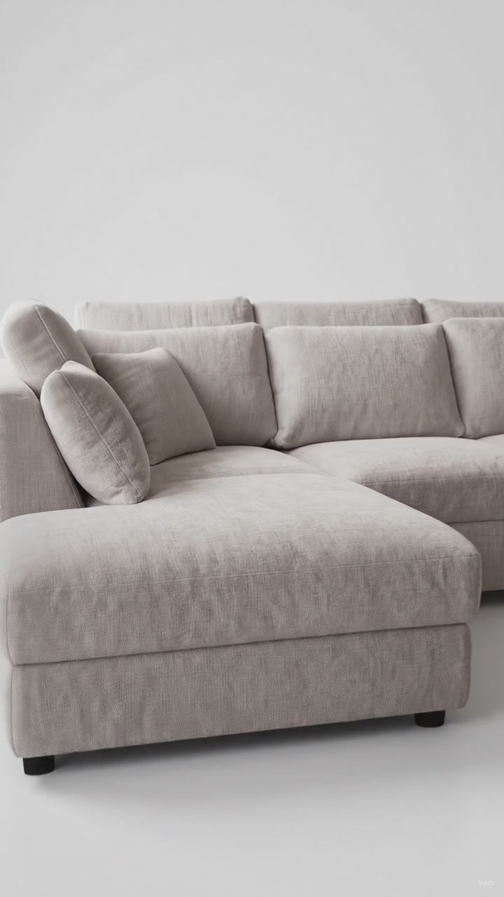 Canapé Moderna U Convertible Grand Couchage